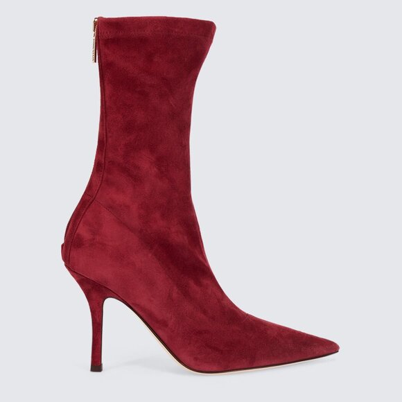Paris Texas Mama Suede Bootie - Cabernet 39 - Picture 1 of 4